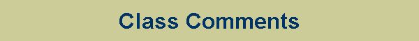 Class Comments