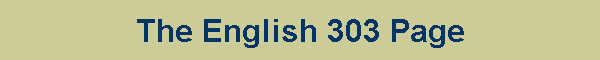 The English 303 Page